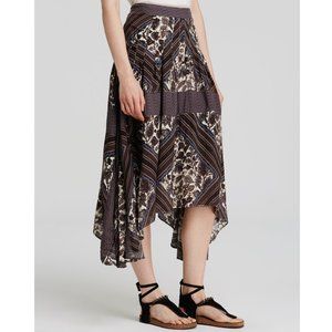 FREE PEOPLE PARADISE ASYMMETRICAL MIDI SKIRT 6